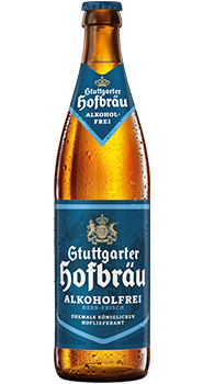 Flasche der Sorte Stuttgarter Hofbräu Alkoholfrei – zur Detailseite des Produkts